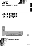 JVC HR-P125EE User's Manual