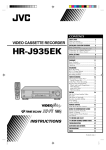 JVC HR-J935EK User's Manual