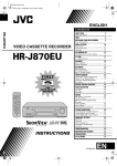 JVC HR-J870EU User's Manual