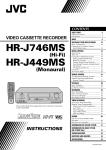 JVC HR-J746MS User's Manual