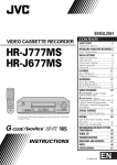 JVC HR-J677MS User's Manual