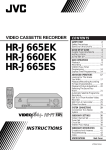 JVC HR-J665EK User's Manual