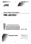 JVC HR-J633U User's Manual
