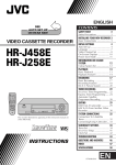 JVC HR-J258E User's Manual