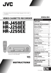 JVC HR-J255EE User's Manual