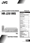 JVC HR-J251MS User's Manual