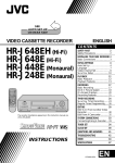 JVC HR-J248E User's Manual