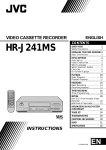 JVC HR-J241MS User's Manual