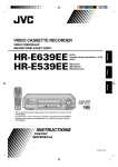 JVC HR-E539EE User's Manual