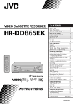 JVC HR-DD865EK User's Manual