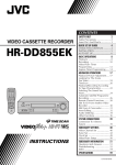 JVC HR-DD855EK User's Manual