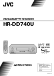JVC HR-DD740U User's Manual