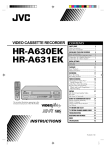 JVC HR-A631EK User's Manual