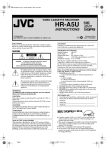 JVC HR-A5U User's Manual