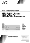 JVC HR-A34U User's Manual