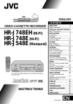 JVC HI-FI HR-J548E User's Manual