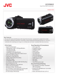 JVC GZ-R30B Product Literature