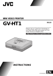 JVC GV-HT1 User's Manual