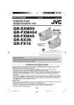 JVC GR-FX16 User's Manual