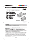 JVC GR-FX15 User's Manual