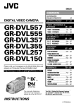 JVC GR-DVL257 User's Manual