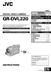 JVC GR-DVL220 User's Manual