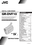 JVC GR-DVF10U User's Manual