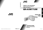 JVC GR-AXM77UM User's Manual