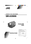 JVC GR-AX655 User's Manual