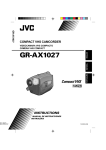 JVC GR-AX1027 User's Manual