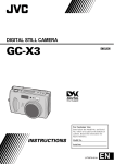 JVC GC X 3 User's Manual