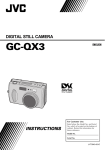 JVC GC-QX3 User's Manual