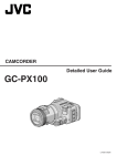 JVC GC-PX100B User's Guide