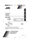 JVC FSUN KD-S636 User's Manual