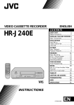 JVC FST-GTK2I HR-J240E User's Manual