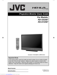 JVC HD-61G587 User's Manual