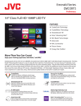 JVC EM55RF5 Specification Sheet