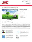 JVC EM39FT Specification Sheet