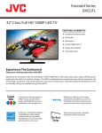 JVC EM32FL Specification Sheet