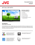 JVC EM28T Specification Sheet