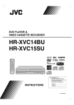 JVC hr-xvc15bu User's Manual