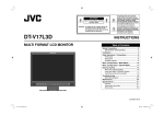 JVC DT-V17L3D User's Manual