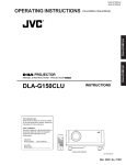 JVC DLA-G150CLE User's Manual