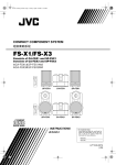 JVC DLA FS-X3 User's Manual