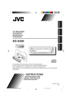 JVC KD-S550 User's Manual