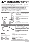 JVC CU-V550U User's Manual