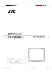 JVC DT-V2000SU User's Manual