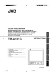 JVC TM-A101G User's Manual