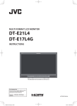 JVC DT-E17L4G User's Manual