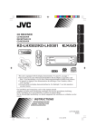 JVC CD-RECEIVER KD-LHX502 User's Manual
